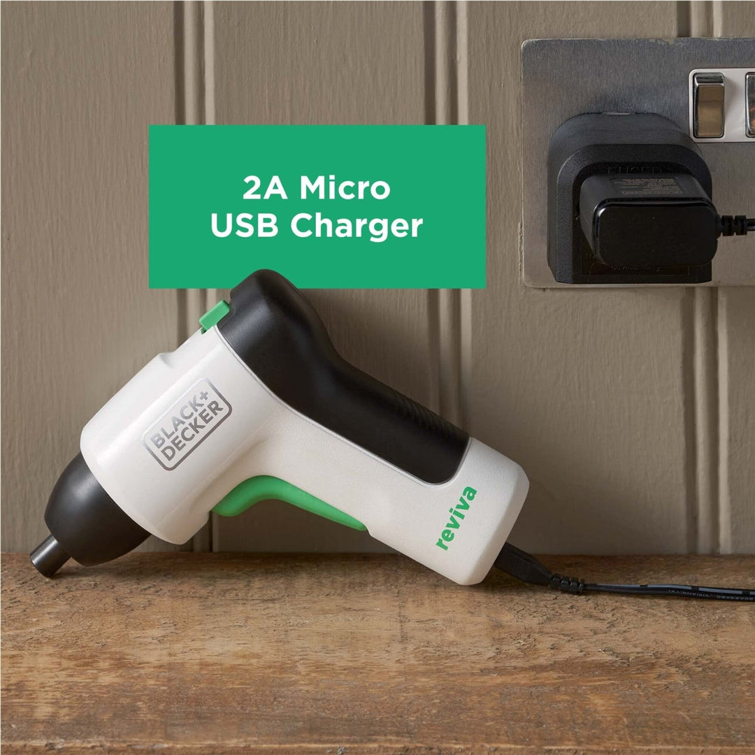 B&D Black+Decker Cordless Screwdriver Reviva 3.6V Li-ion 1.5Ah REVSD4C