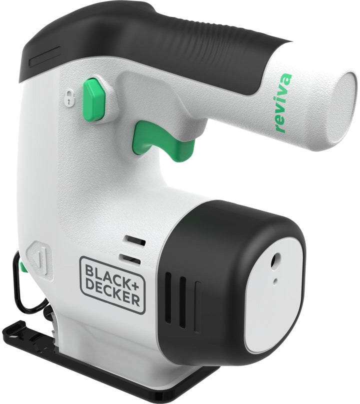 New Black+Decker Reviva Cordless Jigsaw 12V 1.5Ah Integral Battery REVJ12C-GB