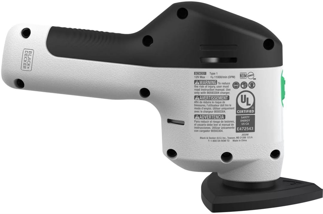Black+Decker Reviva Cordless Detail Sander + 10 Sanding Sheets